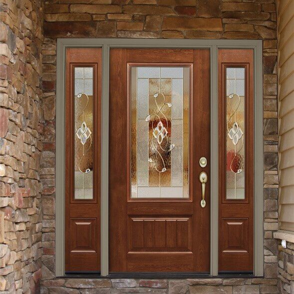 Door on a home's exterior.