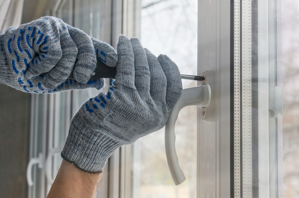 Replacing a home window.